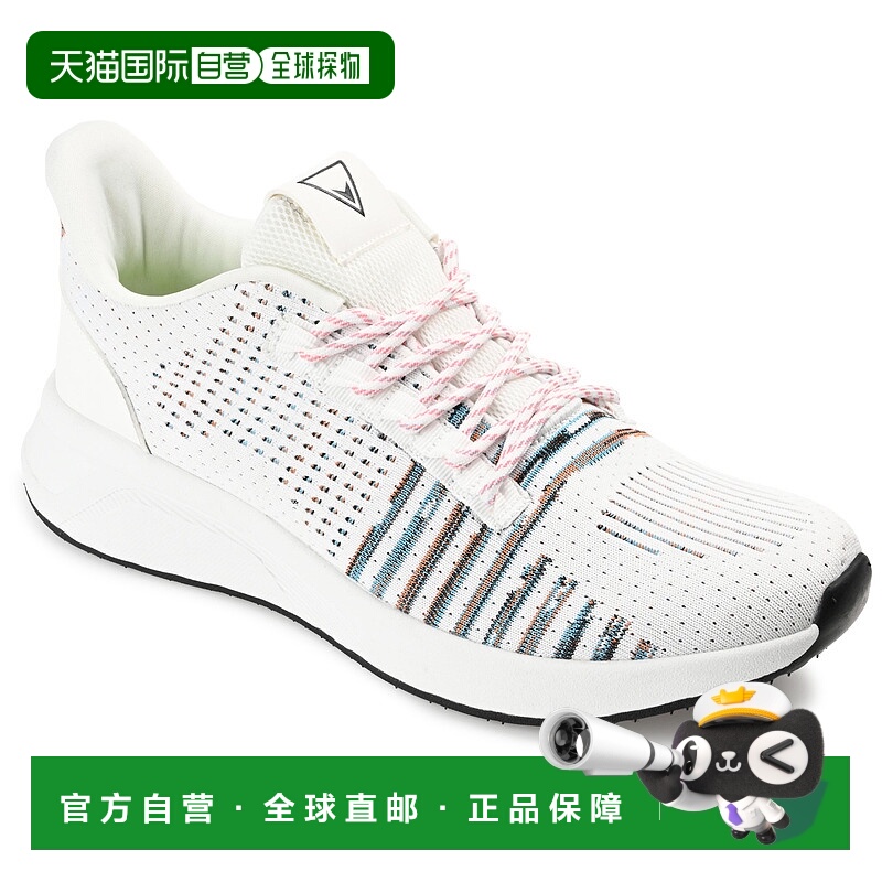 自营 Vance Co. Brewer 针织运动休闲运动鞋 - 白色 美国奥莱直发