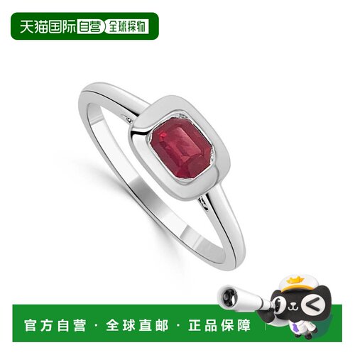 自营sabrina14k 金 & 红宝石戒指 白色玫瑰珠宝 美国奥莱直发