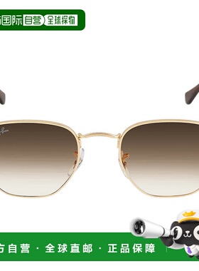 自营ray-banRay Ban Hexagonal Light Brown Gradient Unisex Sun