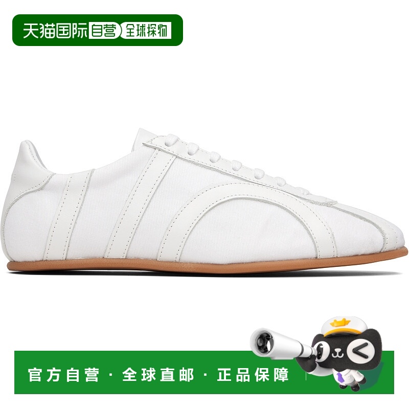 1h可退 香港直邮潮奢 TOTÊME 女士 白色运动鞋 253WAS0233FB0402