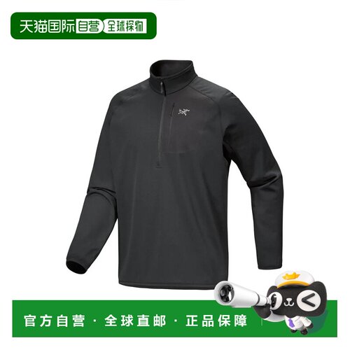 香港直邮始祖鸟DELTA 1/2男款半拉链抓绒衣户外保暖透气卫衣
