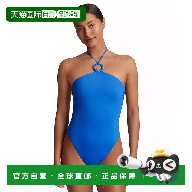 【美国直邮】Lauren Ralph Lauren 女士花边编织环连体泳衣 时尚