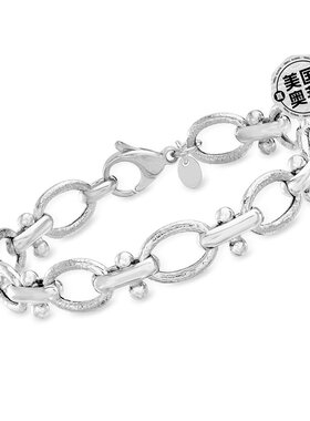 自营Ross-Simons 意大利纯银链式手链 - 8.25 英寸 美国奥莱直发