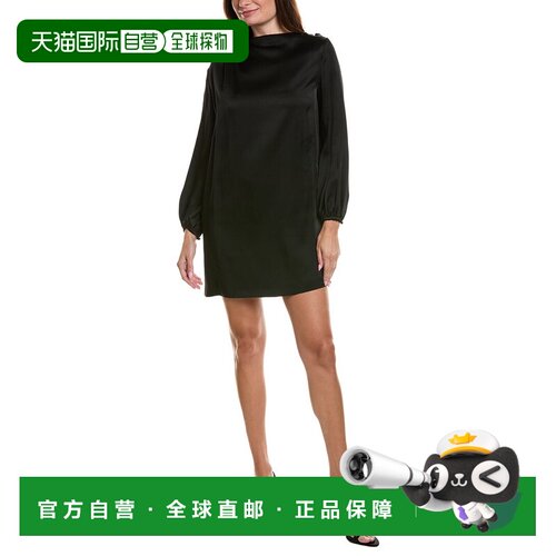 自营weekend max mara周末Max Mara Cabina连衣裙-黑色 美国奥莱