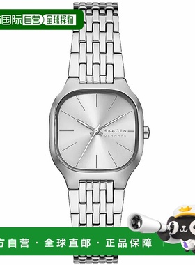 自营Skagen Women's Mellem Lille Silver Dial Watch - silver