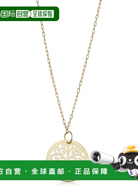 自营sabrina14K Yellow Gold Tree Of Life Necklace - yellow go
