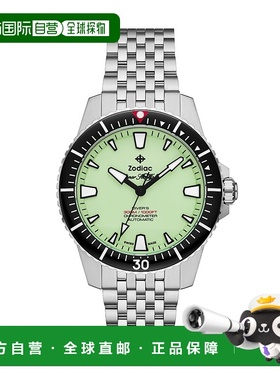 自营Zodiac Men's Pro-Diver Automatic, Stainless Steel Watch