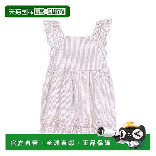 自营Babycottons Cloque Dress - brown 美国奥莱直发