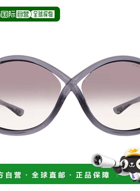 自营Tom Ford Whitney Smoke Gradient Oversized Ladies Sunglas
