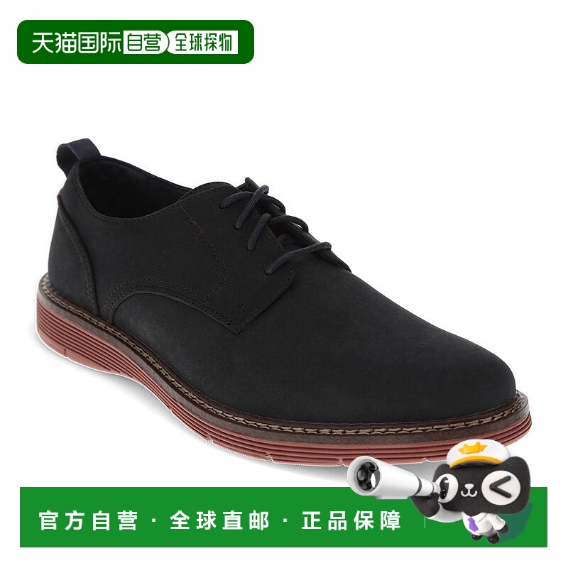 自营Dockers男式Easedale连衣裙休闲系带牛津鞋-海军蓝 美国奥莱