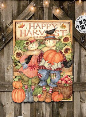 由 Susan Winget 设计的 Designocracy Happy Harvest Couple Wal