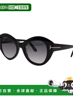 自营Tom Ford Women's GUINEVERE 52mm Sunglasses - black 美国
