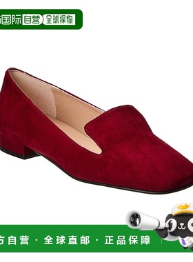 自营 French Sole Zooey 绒面革平底鞋 - 红色 单鞋 直发美国奥莱