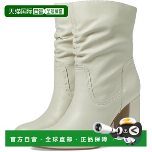 自营Steve Madden Vector VECT01S1女式8.5骨皮革中筒靴FZP181(8