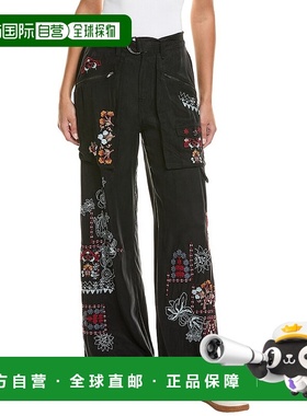 自营johnny was约翰尼是梅森裤子-黑色 美国奥莱直发新款休闲裤