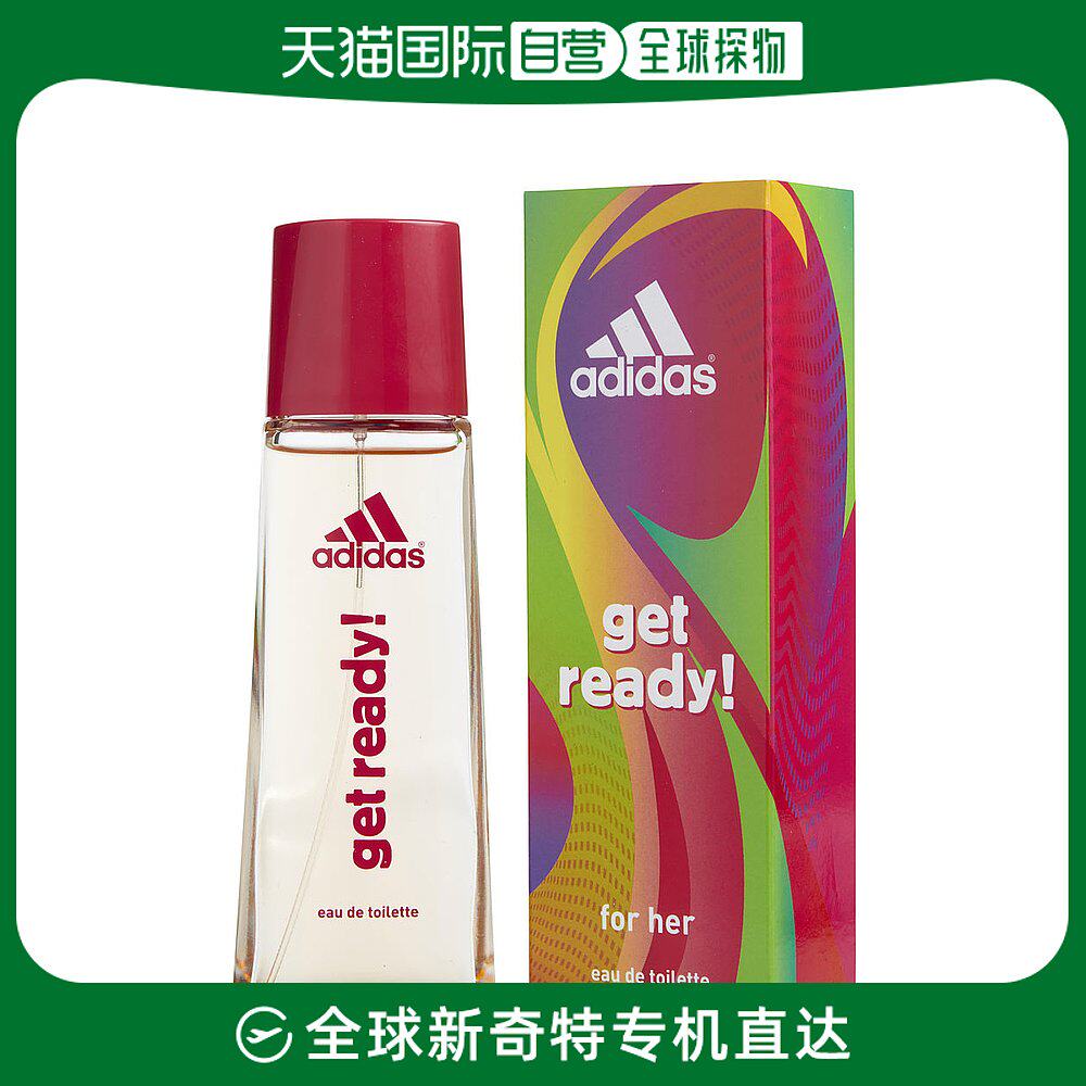 美国直邮adidas Adidas 阿迪达斯 预备女士淡香水 EDT 50ml