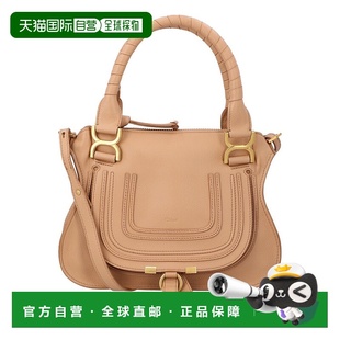 自营 chloe带两条带子的小Marcie手提包米棕色 美国奥莱直发蔻依