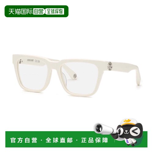自营roberto cavalliVRC026M 0847白色54mm-白色 美国奥莱直发