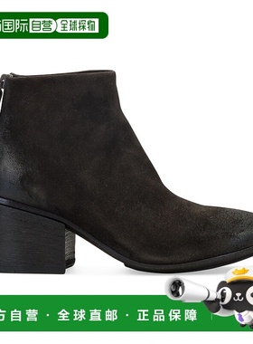 自营marsell棕色“FUNGHETTO”CALF/深色皮革ANKLE靴子-棕色 美国