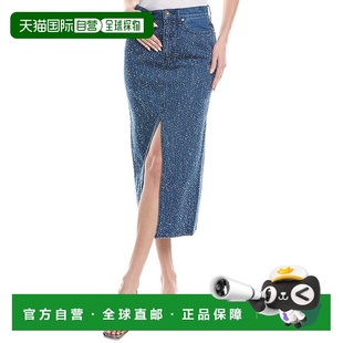 rag 多色 Midi裙子 美国奥莱直发 bone碎布和骨头Clara 自营