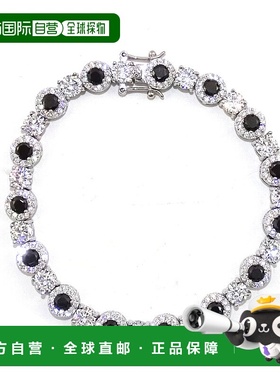 自营 savvy cie jewelsSS 白色 CZ 手链 - 蓝色 美国奥莱直发