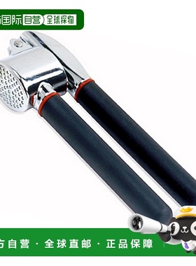 自营 Norpro Grip-EZ 压蒜器，银色 - 黑色 美国奥莱直发