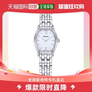 Mathey Tissot Women's Classic White Dial Watch- white【美