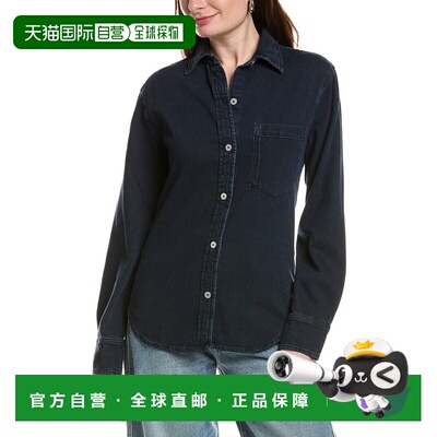 自营DL1961 Ines Shirt - blue 美国奥莱直发
