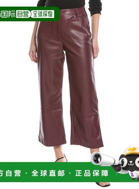 自营Vince Camuto Cropped Pant - Red 美国奥莱直发阔腿裤短裤