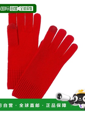 自营phenix凤凰华夫饼袖口羊绒科技手套-红色 美国奥莱直发