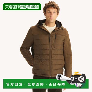 自营Nautica Mens Mixed Media Jacket - pennant teal 美国奥莱