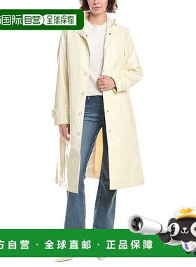 自营Jane Post拖鞋风衣-白色 美国奥莱直发外套