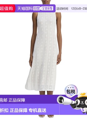 自营Vince High Neck Dress - White 连衣裙美国直发奥莱