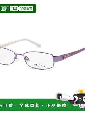 自营 Guess 女士 49 毫米紫色光学眼镜 - 紫色 美国奥莱直发