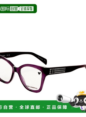 自营Karl Lagerfeld Women's 53 mm Purple Opticals - violet 美