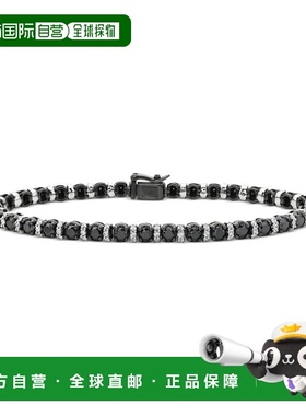 1h可退 【美国直邮】Macy's|钻石黑白钻石网球手链（5 克拉总重）