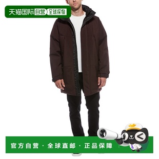 美国直发奥莱 红色夹克 自营Theory Bond羊毛混纺大衣