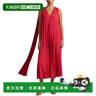 红色 Loreli褶皱礼服 连衣裙性感美国直发奥莱 Reiss 自营