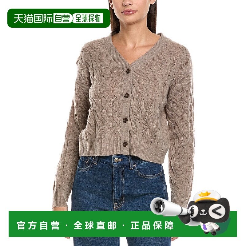 自营NAADAM Wool & Cashmere-Blend Cardigan - timber 美国奥莱