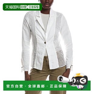 自营XCVI Contessa Linen-Blend Jacket - white 美国奥莱直发
