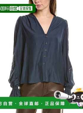 自营 Ramy Brook Hava 上衣 - 蓝色 美国奥莱直发