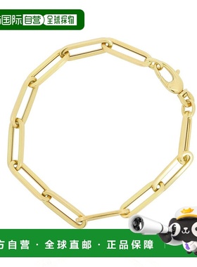 自营the loveryExtra Large Paperclip Bracelet - 14k yellow go