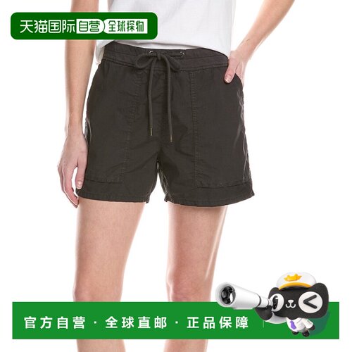 自营James Perse Poplin Short - black 短裤 美国奥莱直发