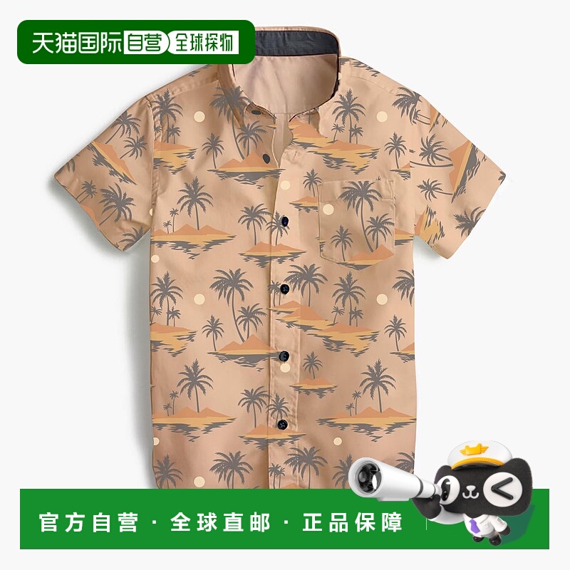 自营tiny whales男式度假纽扣衬衫，多色 美国奥莱直发
