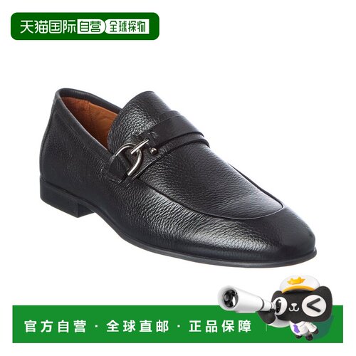 自营Donald Pliner Uday Leather Loafer - black 美国奥莱直发