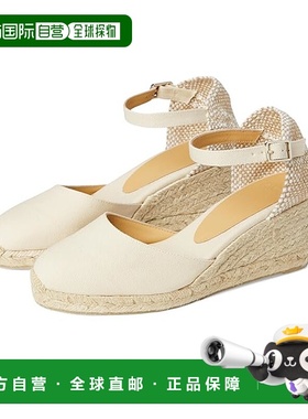 1h可退 香港直邮潮奢 CastaÑer 女士 Carol 60 坡跟麻底鞋