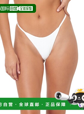 自营 l spaceL*空间周Bitsy底部-白色 美国奥莱直发新款比基尼