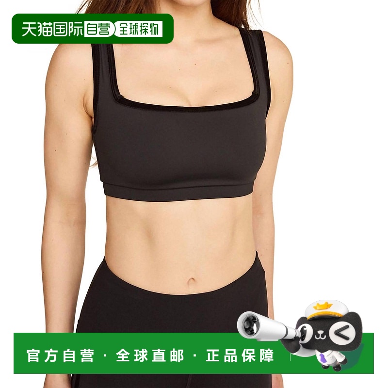 自营 strut thisMargot黑色天鹅绒文胸-黑色拱顶 美国奥莱直发