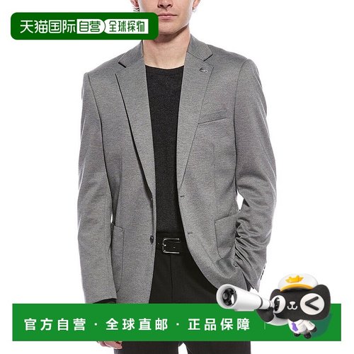 自营 scotch & soda苏格兰苏打现代合身夹克-灰色 美国奥莱直发