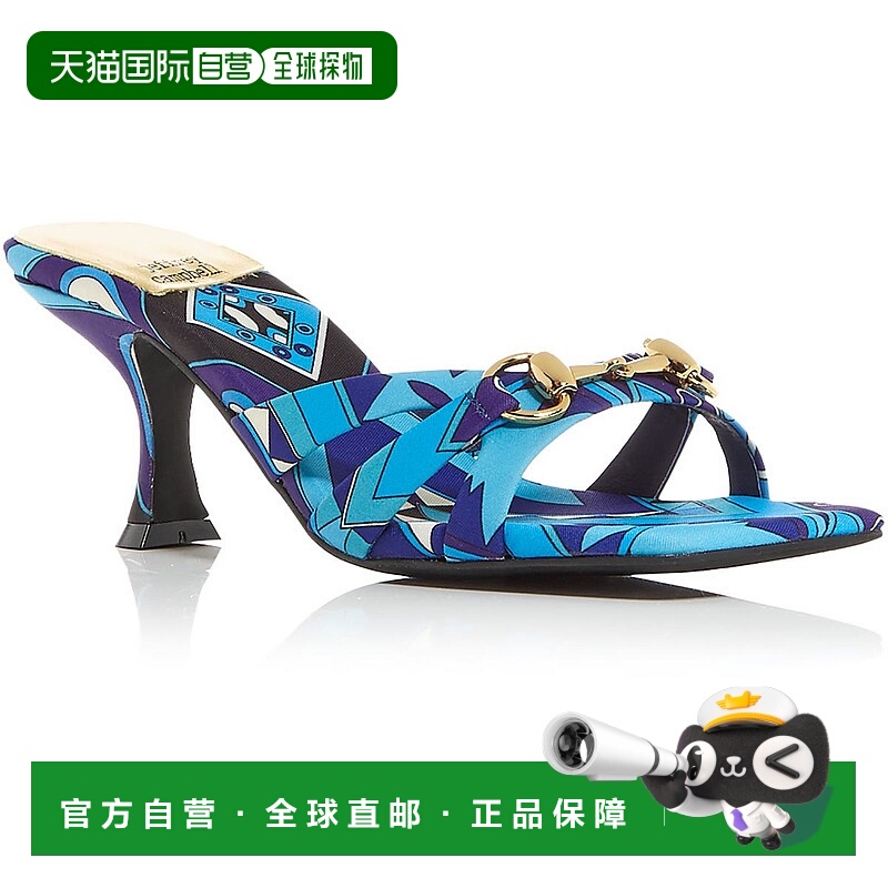 自营jeffrey campbell铰链L-2女式装饰男式高跟鞋-海军蓝多色 美
